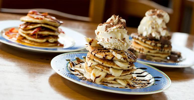 Pancakes at Burleigh Cafe in Cape May Court House