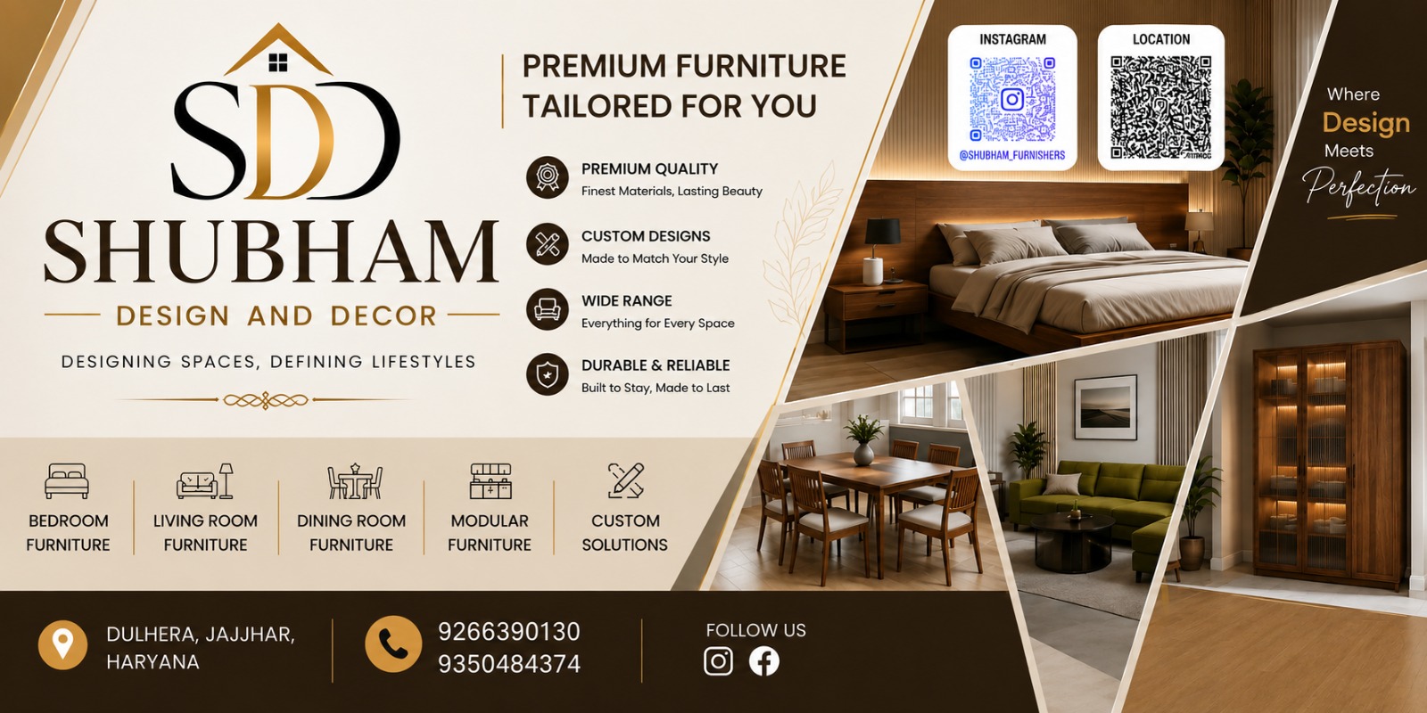 Custom furniture near Bahadurgarh